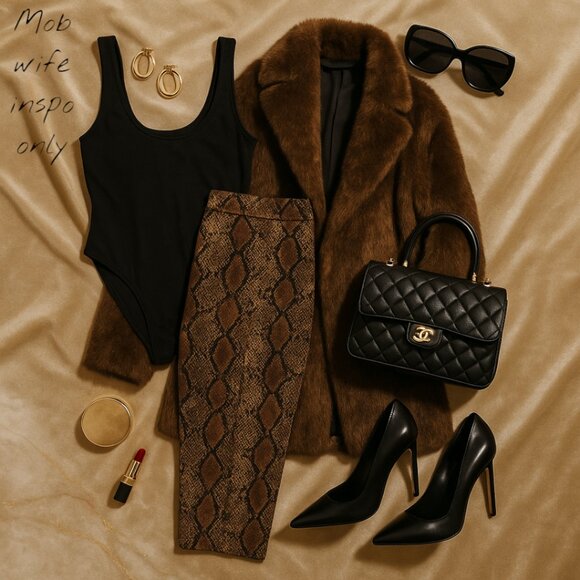 Snakeskin Pants Size M Mob Wife Y2K Baddie Animal Print Skinny Club Trousers - Picture 9 of 9